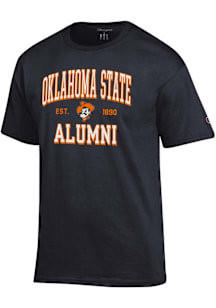 Champion Oklahoma State Cowboys Black Est Alumni Jersey Short Sleeve T Shirt