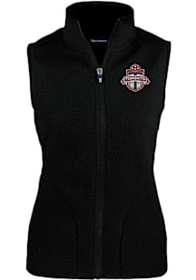 Cutter and Buck Toronto FC Womens Black Cascade Sherpa Vest