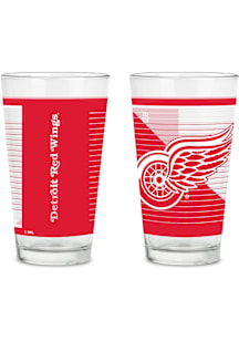 Detroit Red Wings 2 Pack Pint Glass Drink Set
