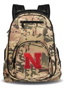 Premium Laptop Nebraska Cornhuskers Backpack - White
