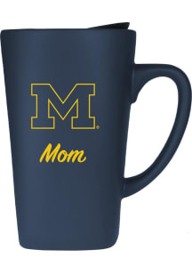 Navy Blue Michigan Wolverines 16oz Soft Touch Mom Ceramic Mug