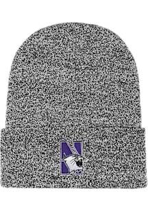LogoFit Northwestern Wildcats Dark Grey Bueller Mens Knit Hat