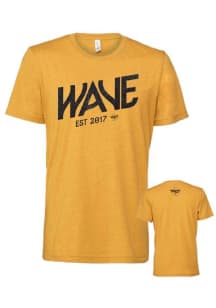 Iowa Hawkeyes WAVE Short Sleeve T Shirt - Gold