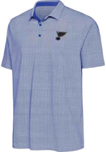 Antigua St Louis Blues Mens White Intersect Short Sleeve Polo