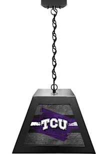 TCU Horned Frogs Pendant Black Billiard Lamp