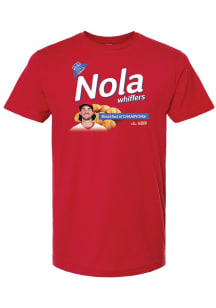 Aaron Nola Philadelphia Phillies Red Nola Whiffers Short Sleeve Fashion Player T Shirt