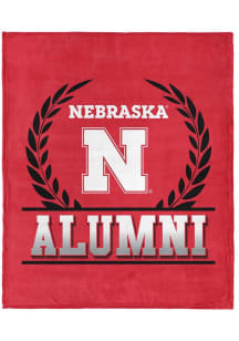 Red Nebraska Cornhuskers Alumni Silk Touch Fleece Blanket