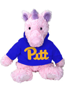 Yellow Pitt Panthers Hoodie Unicorn Plush