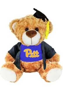 Gold Pitt Panthers 9.5in Graduation Bear Plush