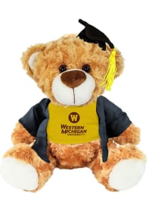 Brown Western Michigan Broncos 9.5in Graduation Bear Plush