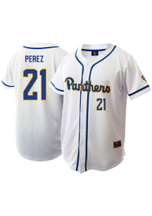 Andy Perez  Mens White Pitt Panthers NIL Jersey