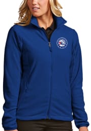 Antigua Philadelphia 76ers Womens Blue Ice Medium Weight Jacket