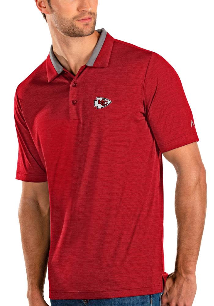 Dick's Sporting Goods Antigua Men's Kansas City Chiefs Compass White Polo