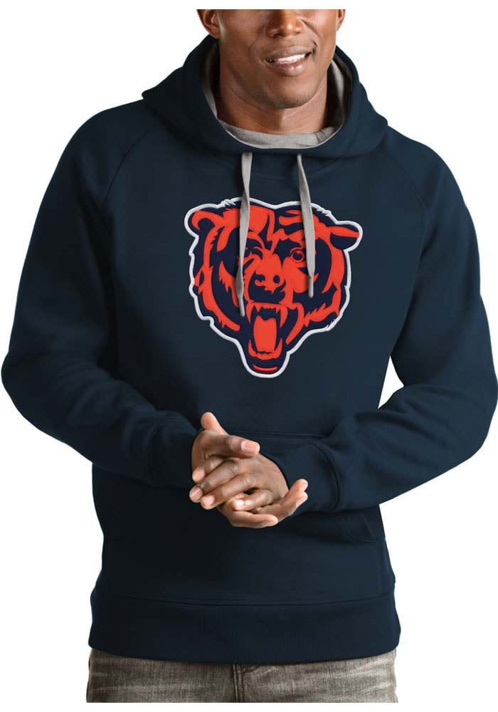 47 Chicago Bears Mens Navy Blue Power Luck Headline Long Sleeve