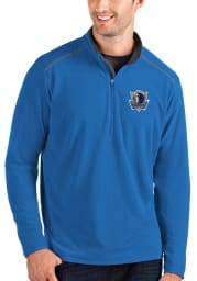 Antigua Dallas Mavericks Mens Blue Glacier Long Sleeve 1/4 Zip Pullover