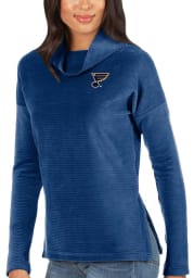 Antigua St Louis Blues Womens Blue Glory Crew Sweatshirt
