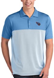 Antigua Tennessee Titans Mens Blue Venture Short Sleeve Polo
