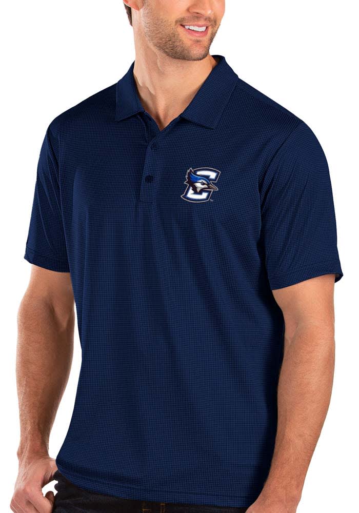 Women's Antigua Charcoal Creighton Bluejays Legacy Pique Polo