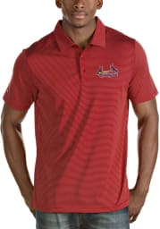 Antigua Springfield Cardinals Mens Red Quest Short Sleeve Polo