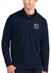 Antigua Dallas Mavericks Mens Navy Blue Glacier Long Sleeve 1/4 Zip Pullover