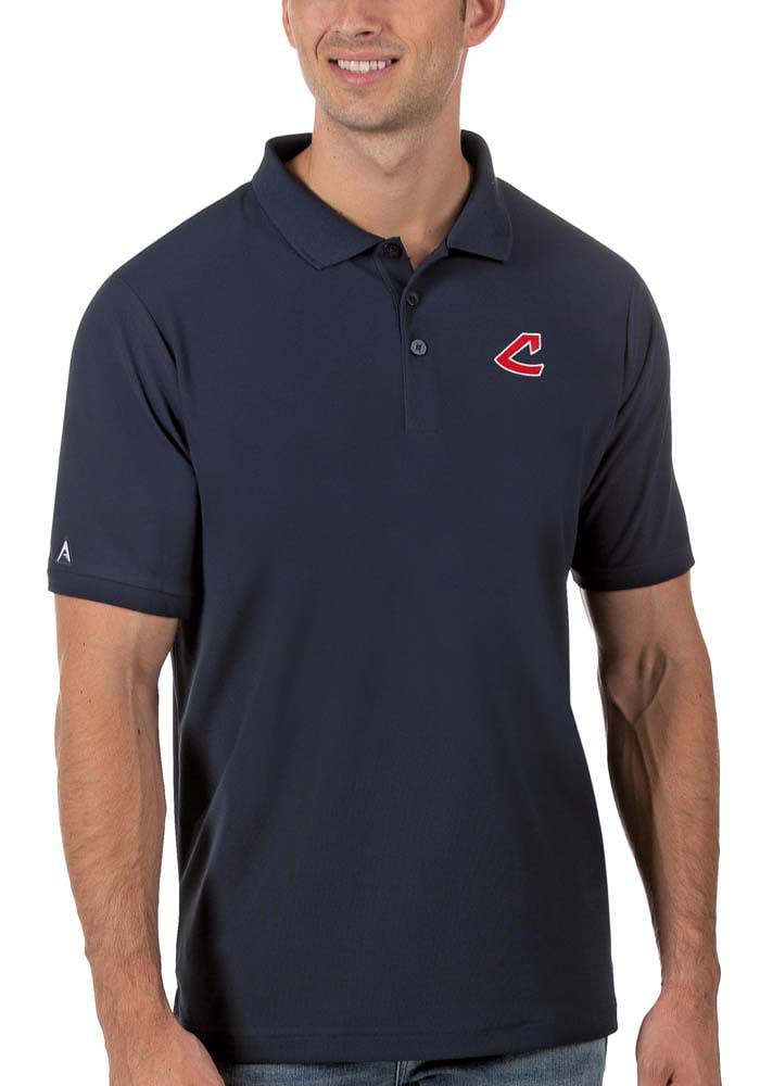 Cleveland Indians Antigua Relay Polo - Navy