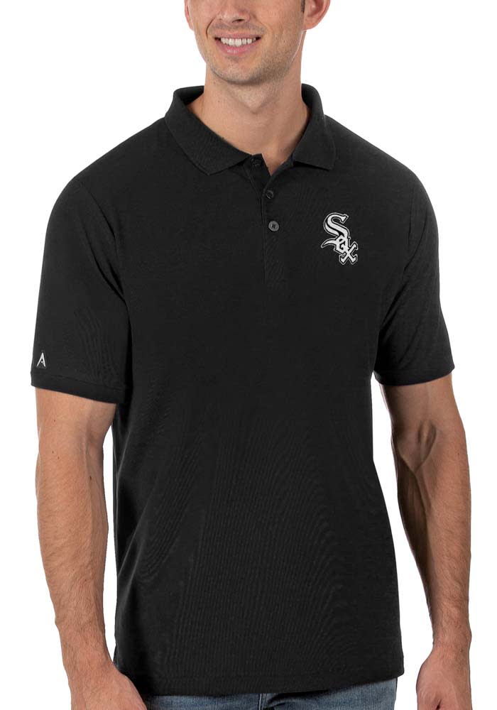 Antigua MLB Chicago White Sox Spark Short-Sleeve Polo Shirt