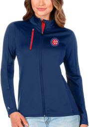 Antigua Chicago Cubs Womens Blue Generation Light Weight Jacket