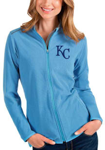 Antigua Kansas City Royals Womens Light Blue Glacier Light Weight Jacket