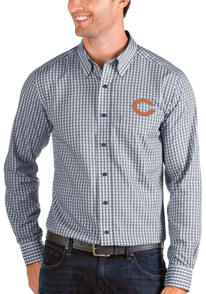 chicago bears long sleeve polo shirt