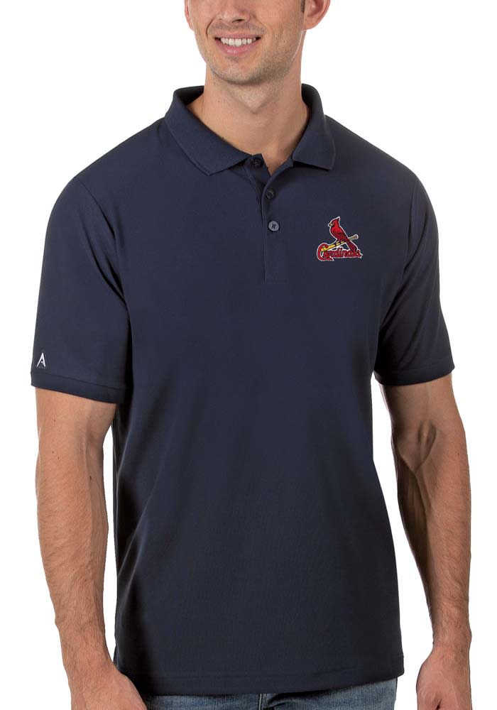 Men's Antigua Powder Blue St. Louis Cardinals Affluent Polo Size: Small