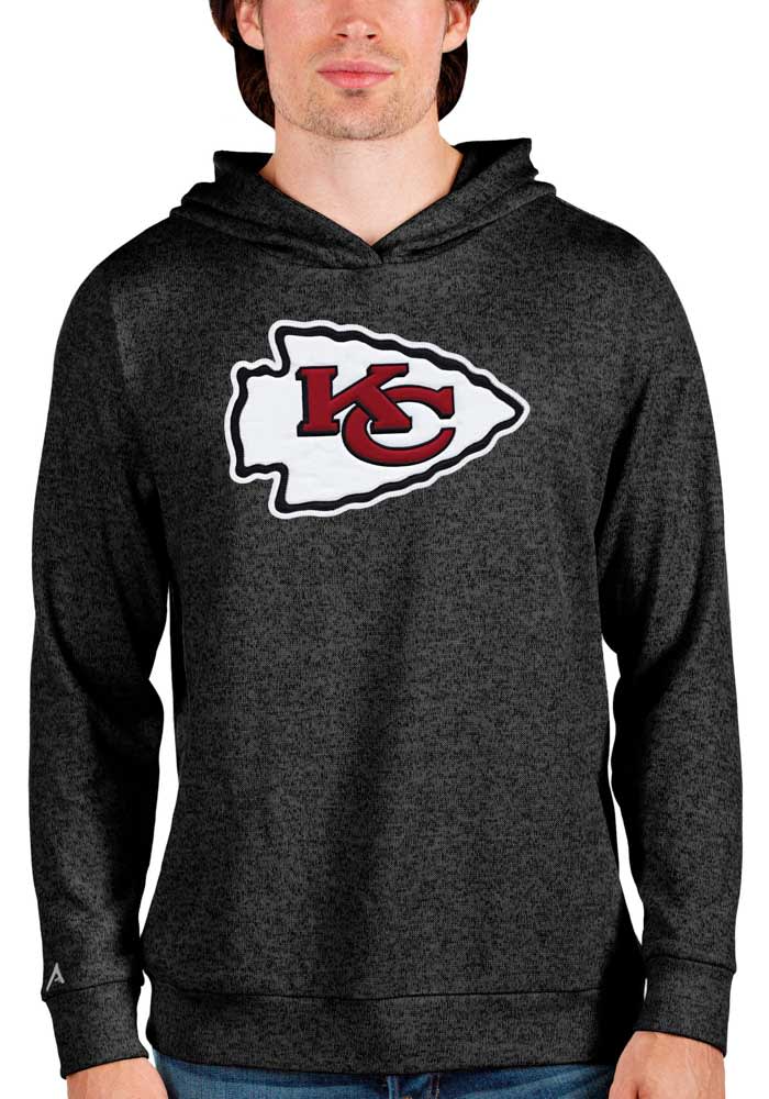 Antigua Kansas City Chiefs Red Team Victory Pullover Hoodie Size Medium