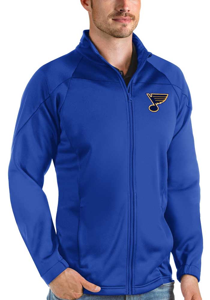 Antigua St Louis Blues Mens Grey Links Golf Light Weight Jacket