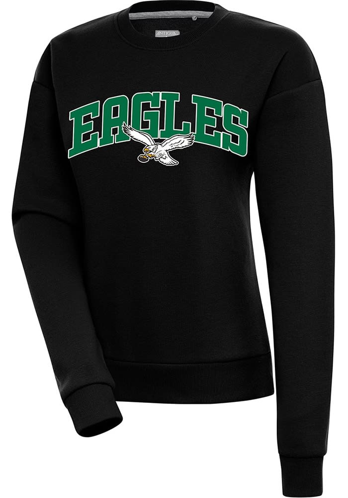 Lids Dallas Cowboys Antigua Victory Crewneck Pullover Sweatshirt - Black