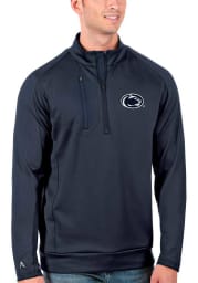 Antigua Penn State Nittany Lions Mens Navy Blue Generation Long Sleeve 1/4 Zip Pullover