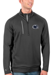 Antigua Penn State Nittany Lions Mens Charcoal Generation Long Sleeve 1/4 Zip Pullover