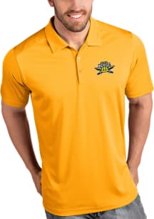Antigua Northern Kentucky Norse Mens Gold Tribute Short Sleeve Polo