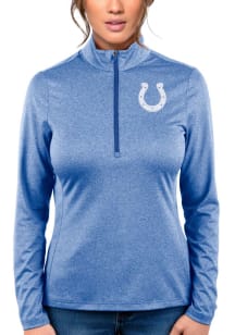 Antigua Indianapolis Womens Blue Rally 2 1/4 Zip Pullover