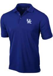 Antigua Kentucky Wildcats Mens Blue Legacy Short Sleeve Polo
