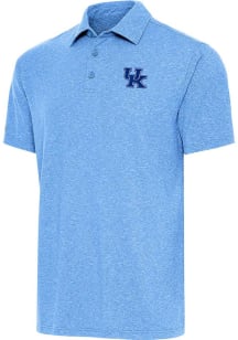 Antigua Kentucky Wildcats Mens Light Blue Par Three Short Sleeve Polo