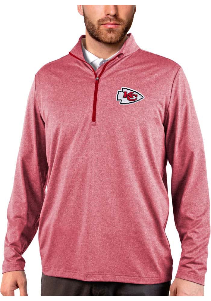 Antigua Kansas City Chiefs Red Protect Long Sleeve Full Zip Jacket, Red, 100% POLYESTER, Size 4XL, Rally House