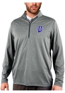 Antigua Indiana State Sycamores Mens Charcoal Rally Long Sleeve 1/4 Zip Pullover