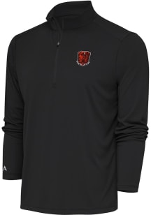 Antigua Cleveland Browns Mens Grey Tribute Long Sleeve 1/4 Zip Pullover