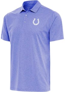 Antigua Indianapolis Colts Mens Blue SCORE Short Sleeve Polo