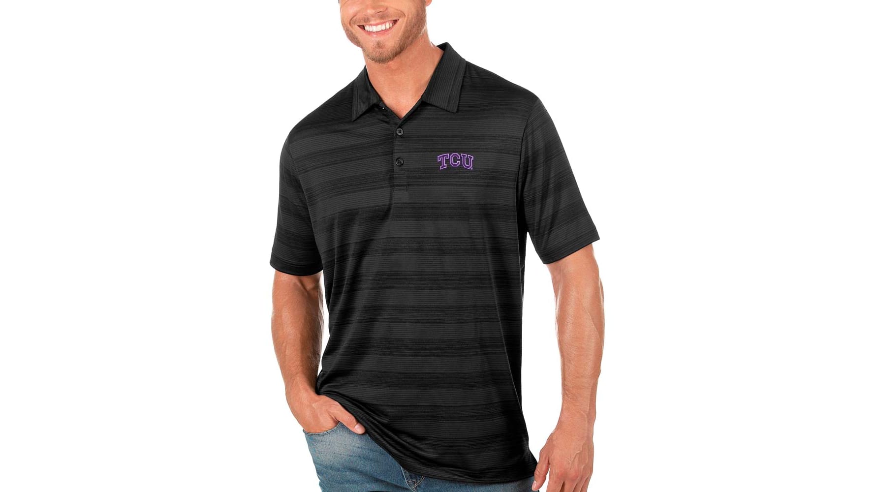 tcu golf shirt