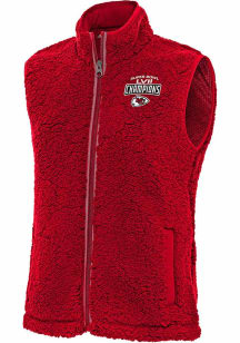 Antigua Kansas City Chiefs Womens Red 2022 Super Bowl Champions Grace Vest