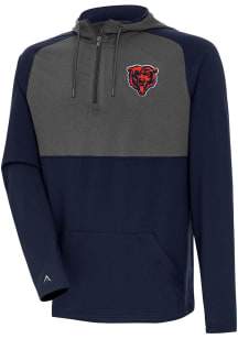 Antigua Chicago Bears Mens Navy Blue Fearless Sand Hood