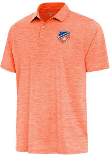 Antigua FC Cincinnati Mens Orange Layout Short Sleeve Polo