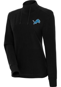 Antigua Detroit Lions Womens Black Moment Crew Sweatshirt