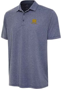 Antigua Notre Dame Fighting Irish Mens Navy Blue Scheme Stripe Short Sleeve Polo
