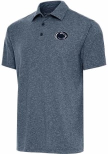 Mens Penn State Nittany Lions Navy Blue Antigua Par 3 Short Sleeve Polo Shirt